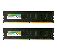Mémoire RAM DDR4 - Silicon Power - 16Go(8Gox2) 2400MT/s - CL17 UDIMM - SP016GBLFU240X22