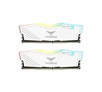 Mémoire de jeu DDR4 TEAMGROUP Team T-Force Delta RGB, 2 x 8 Go, 3600 MHz, 288 broches DIMM, Blanc