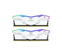Mémoire RAM DIMM TeamGroup T-Force DELTA? RGB 32Go (2x16Go) DDR5 6000MHz Blanc