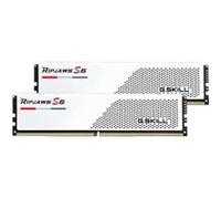 G.Skill Ripjaws S5 - Kit mémoire 32GB (2x16) DDR5-5600 CL36-36-36-89 blanc