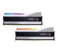 G.Skill Trident Z5 RGB - Kit mémoire 64GB (2x32) DDR5-6000 CL32-38-38-96 argent