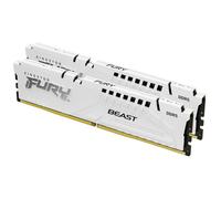 Kingston FURY Beast - DDR5 - kit - 32 Go: 2 x 16 Go - DIMM 288 broches - 5600 MHz / PC5-44800 - CL36 - 1.25 V - mémoire sans tampon - on-die ECC - blanc