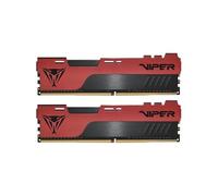 Patriot Memory Viper Elite II DDR4 4000 16Go (2x8Go) C20 Mémoire RAM Haute Performance XMP 2.0 Noir/Rouge