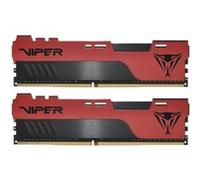 Patriot Memory Viper Elite II DDR4 3200 16Go (2x8Go) C18 Mémoire RAM Haute Performance XMP 2.0 Noir/Rouge