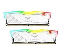 TEAMGROUP Team T-Force Delta RGB DDR4 Gaming Memory, 2 x 16 GB, 3200 MHz, 288 Pin DIMM, White
