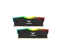 TEAMGROUP Team T-Force Delta RGB DDR4 Gaming Memory, 2 x 16 GB, 3200 MHz, 288 Pin DIMM, Black