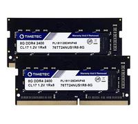 Mémoire RAM Timetec 16 Go DDR4 2400MHz PC4-19200 Non-ECC sans Tampon 1.2V CL17 1Rx8 SODIMM