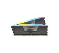 Kit Barrettes mémoire 32Go (2x16Go) DIMM DDR5 Corsair Vengeance RGB 5600MHz CL40 (Noir)