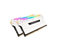 Mémoire RAM Vengeance RGB Pro CMW32GX4M2E3200C16W 32Go (2x16Go) DDR4 3200MHz CL16 Blanc