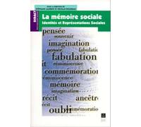MEMOIRE SOCIALE REPRESENTATIONS ET IDENTITES