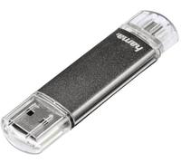 Cl USB HAMA Laeta Twin 16GB Capacit 16 Go USB 2.0 Vitesse de lecture 10 s