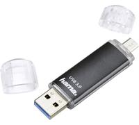 Mémoire supplémentaire USB pour smartphone/tablette Hama noir 32 GB USB 3.1 (Gen 1), Micro USB 2.0