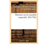 Mémoire Sur Les Mandats Impératifs