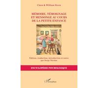 Mémoire, témoignage et mensonge au cours de la petite enfance – L'Harmattan
