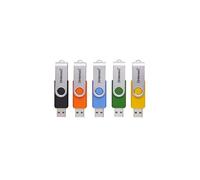 Mémoire USB - INTENSO - Office Line - 32 Go - USB 3.2 Gen 1 - Pack 5 multicolores