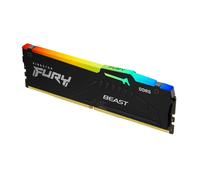 Mémoire vive DDR5 - KINGSTON FURY - Beast RGB - 16Go - 6000MT/s - CL30 - ECC sur puce