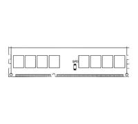 Samsung - DDR3 - module - 8 Go - DIMM 240 broches - 1600 MHz / PC3-12800 - CL11 - 1.5 V - mémoire sans tampon - non ECC