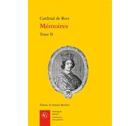 Mémoires (1650-1655) - Cardinal De Retz - Classiques Garnier - broché - Récit