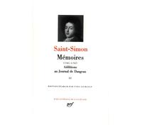 Mémoires / Additions au Journal de Dangeau 1701-1707 - Louis de Rouvroy Duc de Saint-Simon - Gallimard - relié - Essai