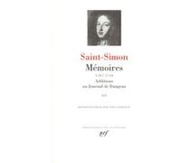Mémoires / Additions au Journal de Dangeau Saint-Simon (Auteur), Yves Coirault (Edité par)