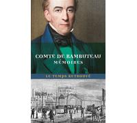Mémoires - Claude-Philibert Barthelot Rambuteau - Mercure de france - Poche - Essai