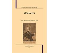 Mémoires - Comte Jean-Louis de Rabutin - Honore Champion - broché - Essai