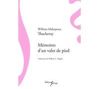 Mémoires d’un valet de pied - William Makepeace Thackeray - Sillage - broché - Roman