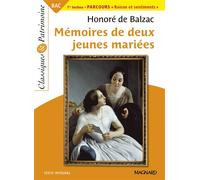 Mémoires de deux jeunes mariées - Bac Français 1re 2025 - Classiques et Patrimoine Bac Français 2025 - Honoré de Balzac - Magnard - Poche - Scolaire / Universitaire