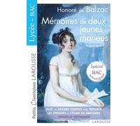 Mémoires de deux jeunes mariées - BAC - Honoré de Balzac - Larousse - Poche - Scolaire / Universitaire
