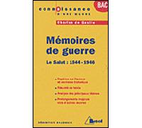 Mémoires de guerre - De Gaulle Programmes terminales 2012 - Sébastien Baudoin - Bréal - broché - Scolaire / Universitaire