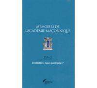 Mémoires De L'académie Maçonnique N° 5
