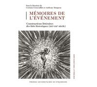 Mémoires De L'événement - Constructions Littéraires Des Faits Historiques (Xixe-Xxie Siècle)