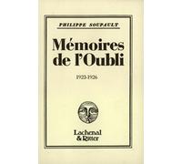 Mémoires de l'Oubli: (1923-1926)