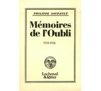 Mémoires de l'Oubli: (1923-1926)