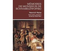 Mémoires De Monsieur De Schnabeléwopski