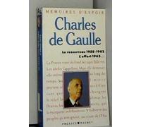 Memoires D'Espoir T1 Le Renouveau 1958-1962
