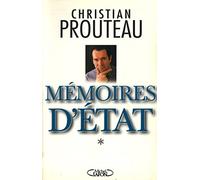 Memoires D'Etat. Tome 1