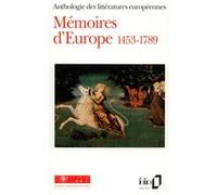 Mémoires d'Europe Collectif (Auteur), un collectif de traducteurs (Traduction), Jean-Paul Brighelli (Editeur du volume), Christian Biet (Editeur du volume)