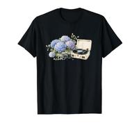 Mémoires d'hortensia et de Vinyle T-Shirt Graphique avec Valeur