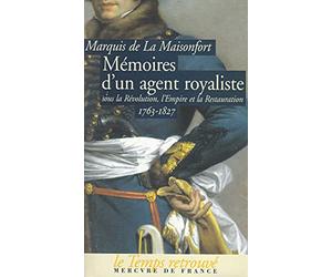 Mémoires d'un agent royaliste