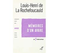 Mémoires d'un avare - L'avarice: Mémoires d'un avare