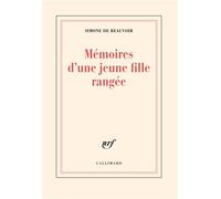 Simone de Beauvoir – Mémoires d'une jeune fille rangée – Gallimard