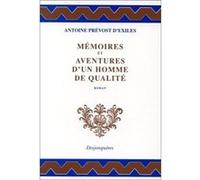 Memoires et aventures d'un homme de qualite Abbé Prévost (Auteur)