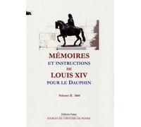 Mémoires et instructions de Louis XIV pour le Dauphin. T2 (1666) 1666- - Louis XIV - Paleo Eds - broché - Etude