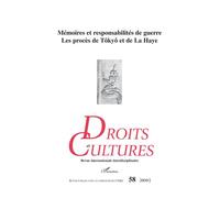 Mémoires et responsabilités de guerre Numéro 58 - Collectif - L'harmattan - broché - Revue