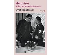 Mémoires - Hitler, les années obscures