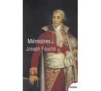 Mémoires - Joseph Fouché - Perrin - Poche - Biographie