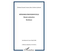 Mémoires Professionnels - Master Animation | Occasion