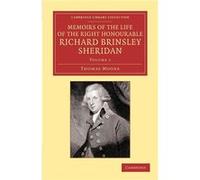 Memoirs of the Life of the Right Honourable Richard Brinsley Sheridan Volume 1 - Thomas Moore - Cambridge University Press - Livre en Anglais - Paperback Thomas MooreThomas Moore (Auteur)