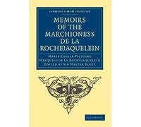 Memoirs of the Marchioness de La Rochejaquelein - MarieLouiseVictoire Marquise de La Rochejaquelein - Cambridge University Press - Livre en Anglais - Pape MarieLouiseVictoire Marquise de La Rochejaque
